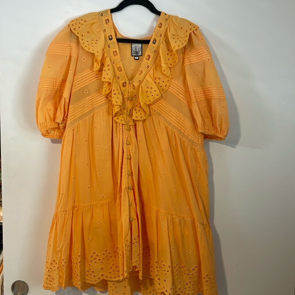 Scarlett Poppies Yellow Mini Dress - Picture 2 of 7